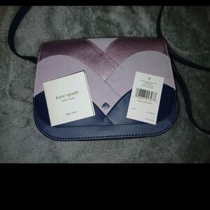 Kate Spade Lavender and Navy Crossbody Bag